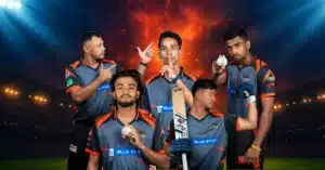 Chitwan Rhinos players.
