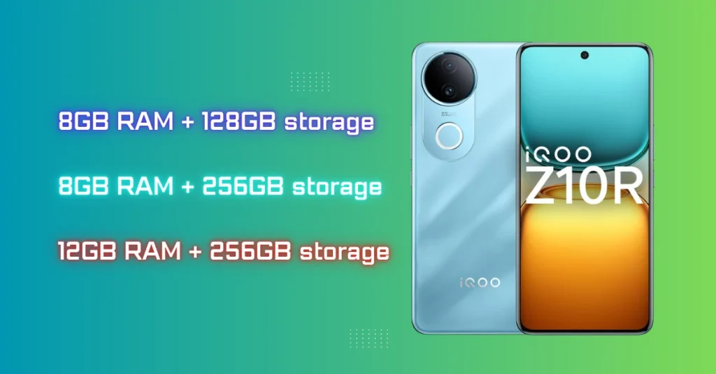 iQOO Z10R Variants
