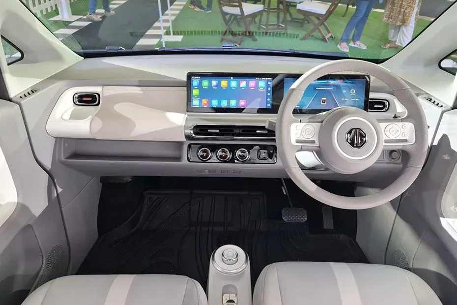 interior of MG Comet EV