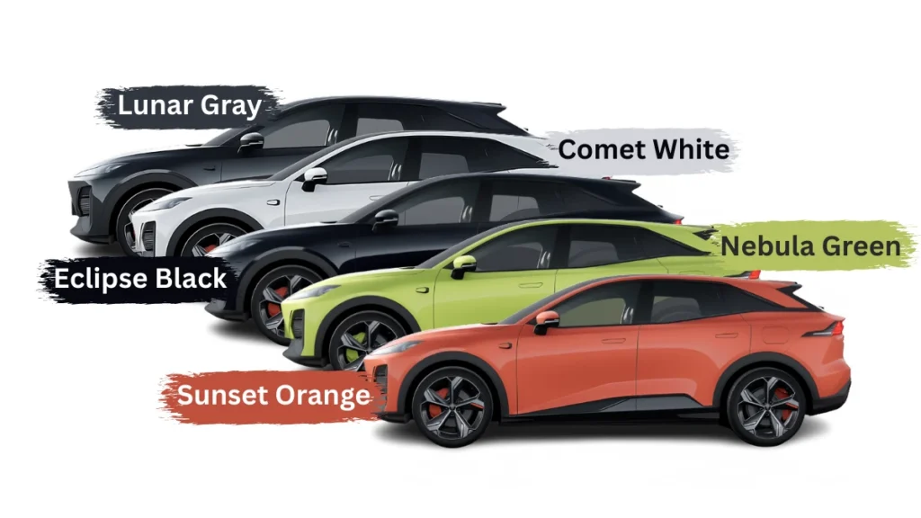 Deepal S07 Color Options