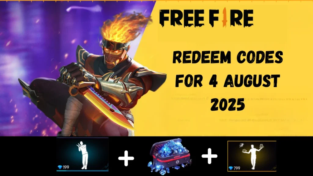 Free Fire Redeem Codes for 4 August 2025 – Get Free Skins, Diamonds & More!