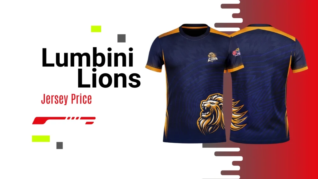 Lumbini Lions Jersey Price in Nepal