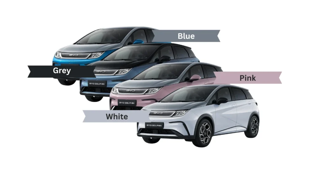 byd dolphin color option