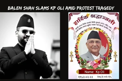 Balen Shah Slams KP Oli Amid Protest Tragedy
