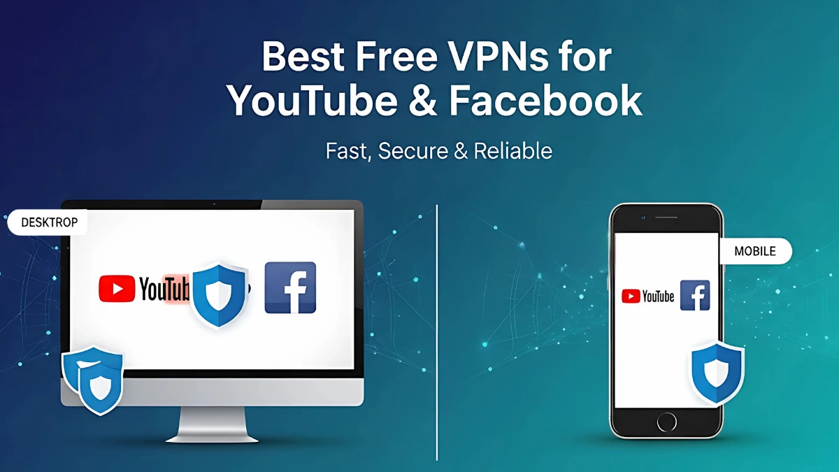 Best Free VPNs for YouTube and Facebook – Fast, Secure, and Reliable