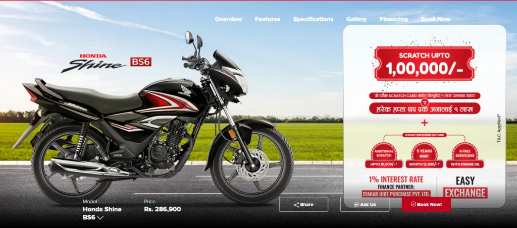 honda shine Choosing the Right Variant