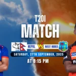 Nepal vs West Indies 1st T20I 2025 – Live Score & Updates