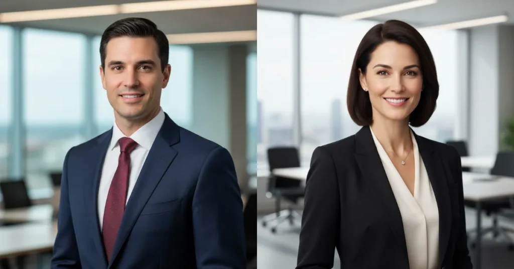 nano banana prompt for Professional Business Portrait