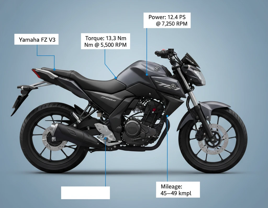 yamaha fz v3 Engine Specifications and Performance