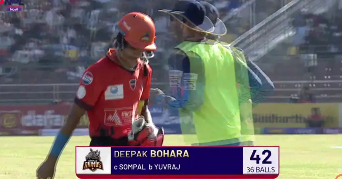Deepak Bohora Falls to Yuvraj Khatri as Chitwan Rhinos Stutter