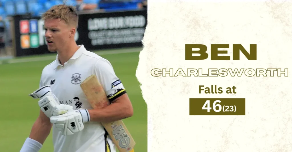 Just 4 Runs Short: Charlesworth Falls at 46 vs Janakpur Bolts