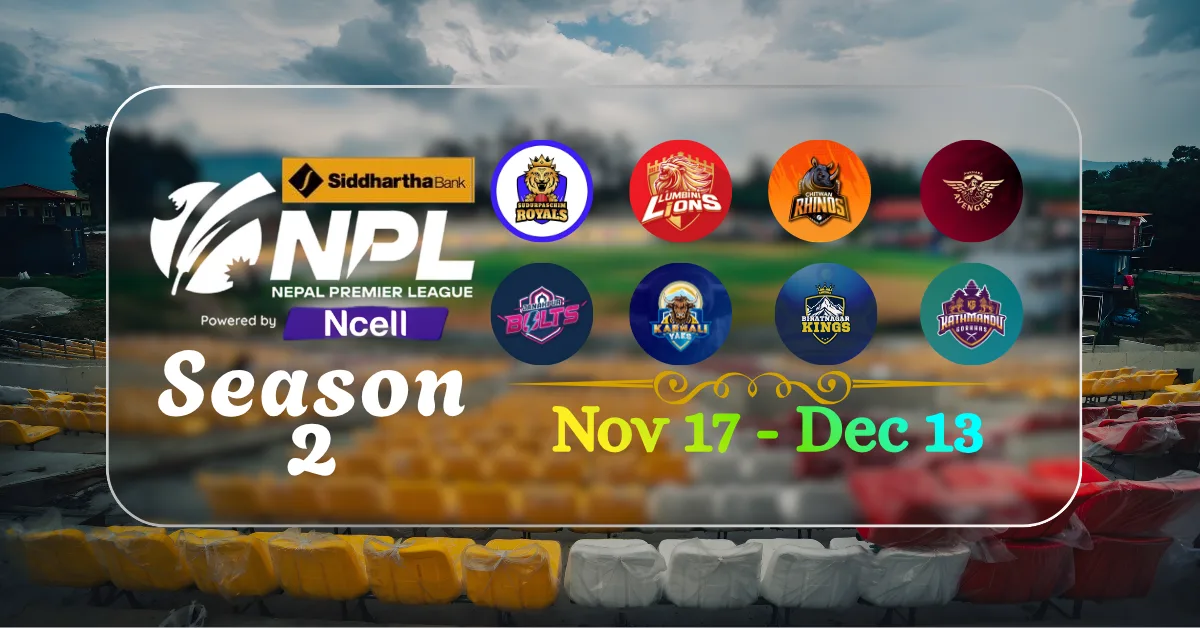 NPL Season 2 Schedule - Complete Match Fixtures & Timing