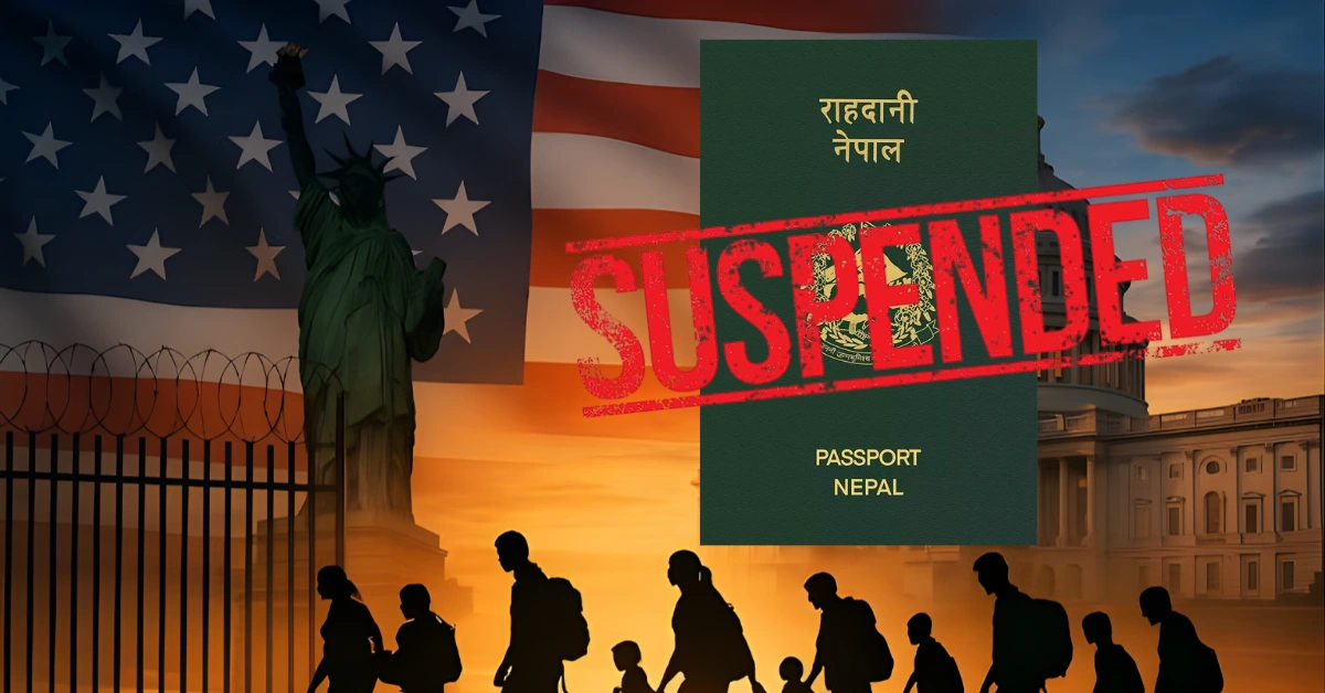 US immigrant visa suspension 2026 for 75 countries including Nepal, Bangladesh, Pakistan, Afghanistan, and Russia