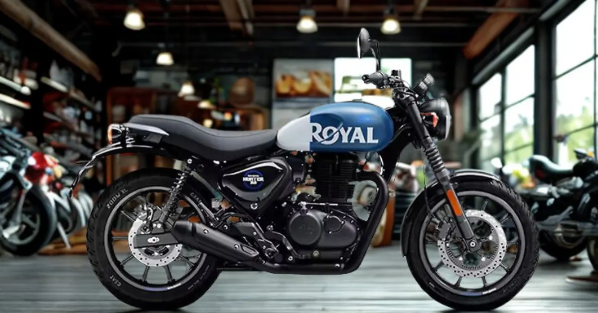 Royal Enfield Hunter 350 motorcycle launched in Nepal with modern features and city-ready design